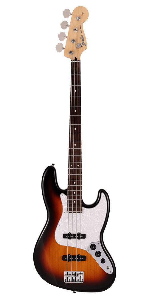 2021 Collection Jazz Bass - Rosewood Fingerboard Metallic 3-Color Sunburst