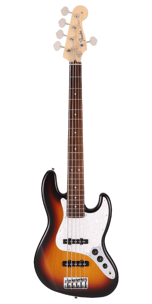 2021 Collection Jazz Bass V - Rosewood Fingerboard 2021 Metallic 3-Color Sunburst
