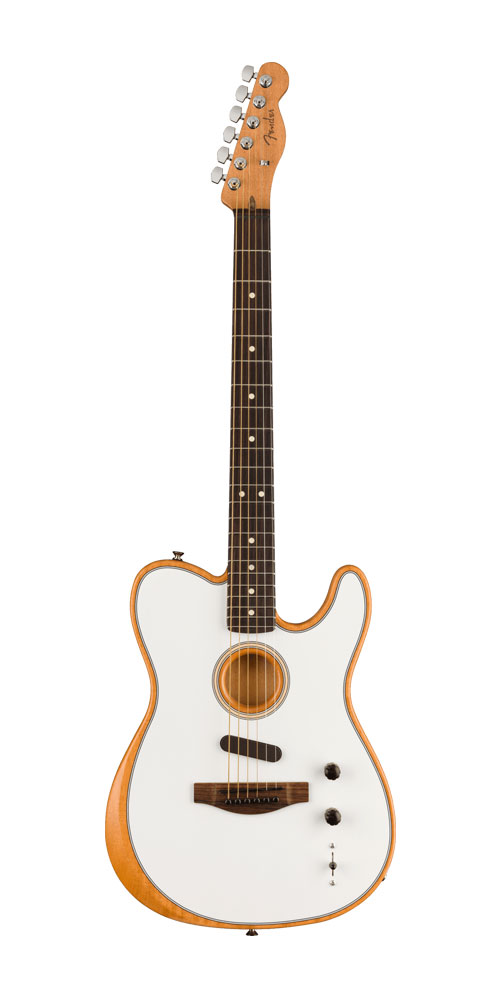 ACOUSTASONIC PLAYER TELECASTER Arctic White