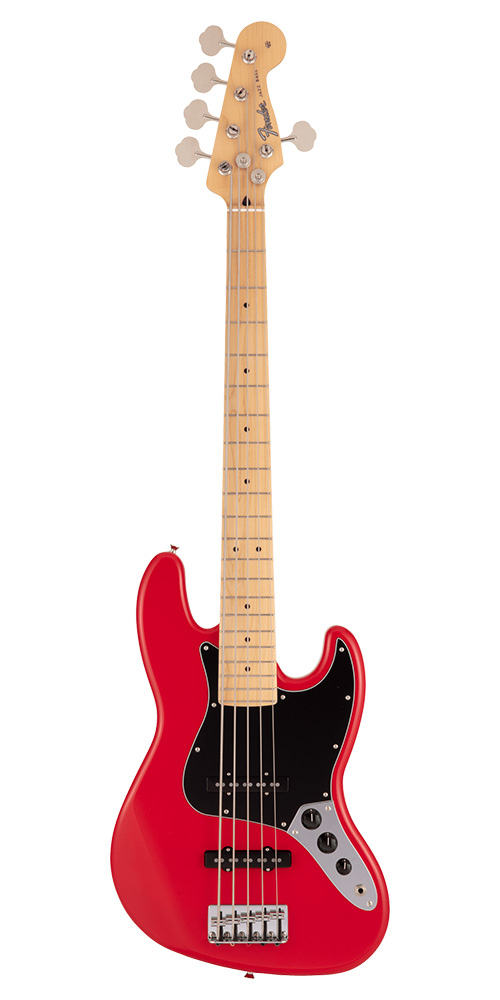 Jazz Bass V - Maple Fingerboard 2021 Modena Red