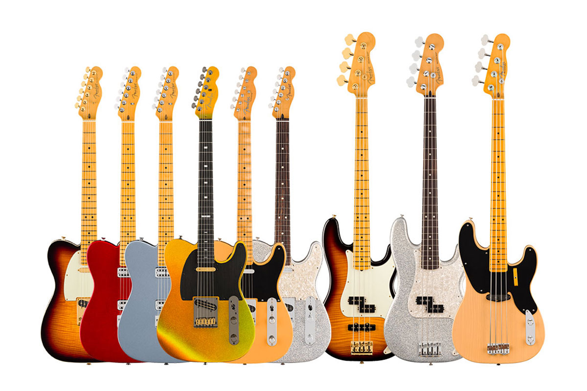 Telecaster、Precision Bass誕生75周年記念コレクション