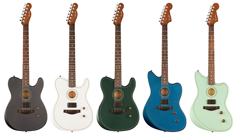 Acoustasonic Standard の限定カラー5種類が発売