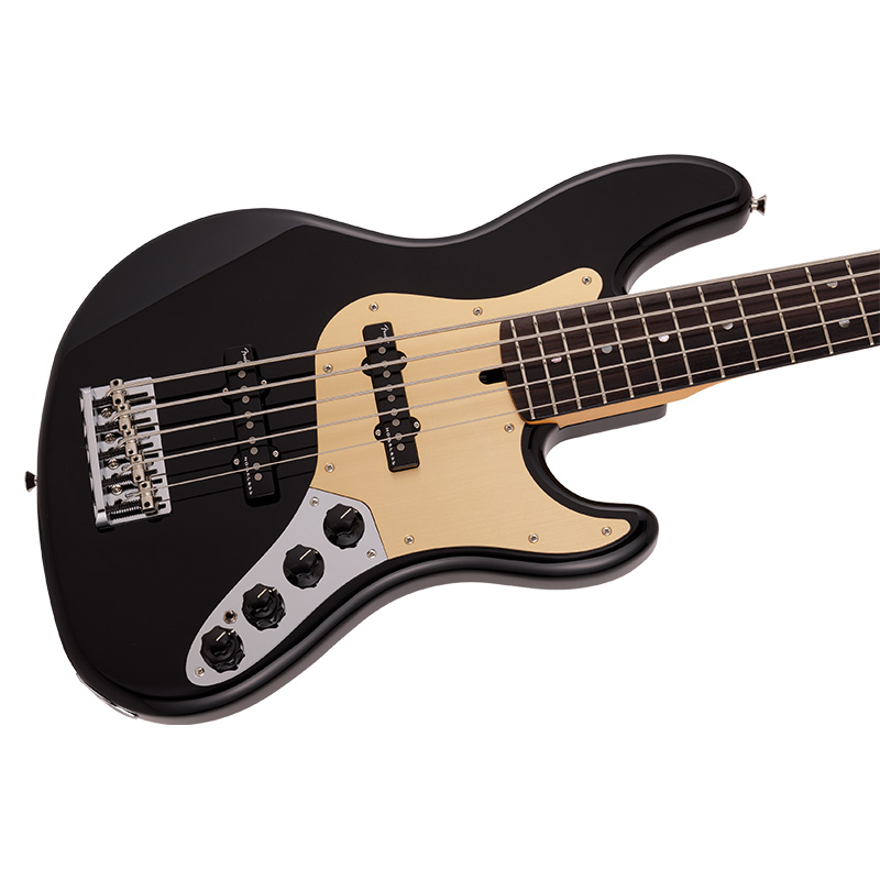 Deluxe Jazz Bass ® V, Kazuki Arai Edition, Rosewood Fingerboard, Black