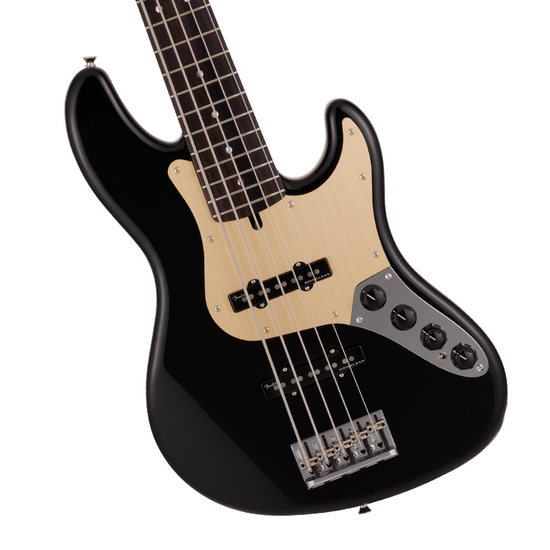 Deluxe Jazz Bass ® V, Kazuki Arai Edition, Rosewood Fingerboard, Black