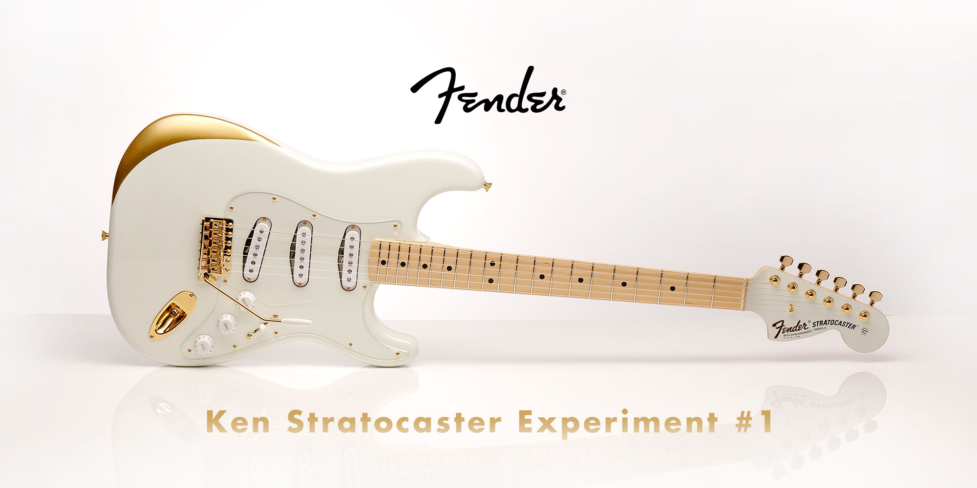 Ken（L’Arc〜en〜Ciel）日本製シグネイチャーモデル『Ken Stratocaster Experiment #1』