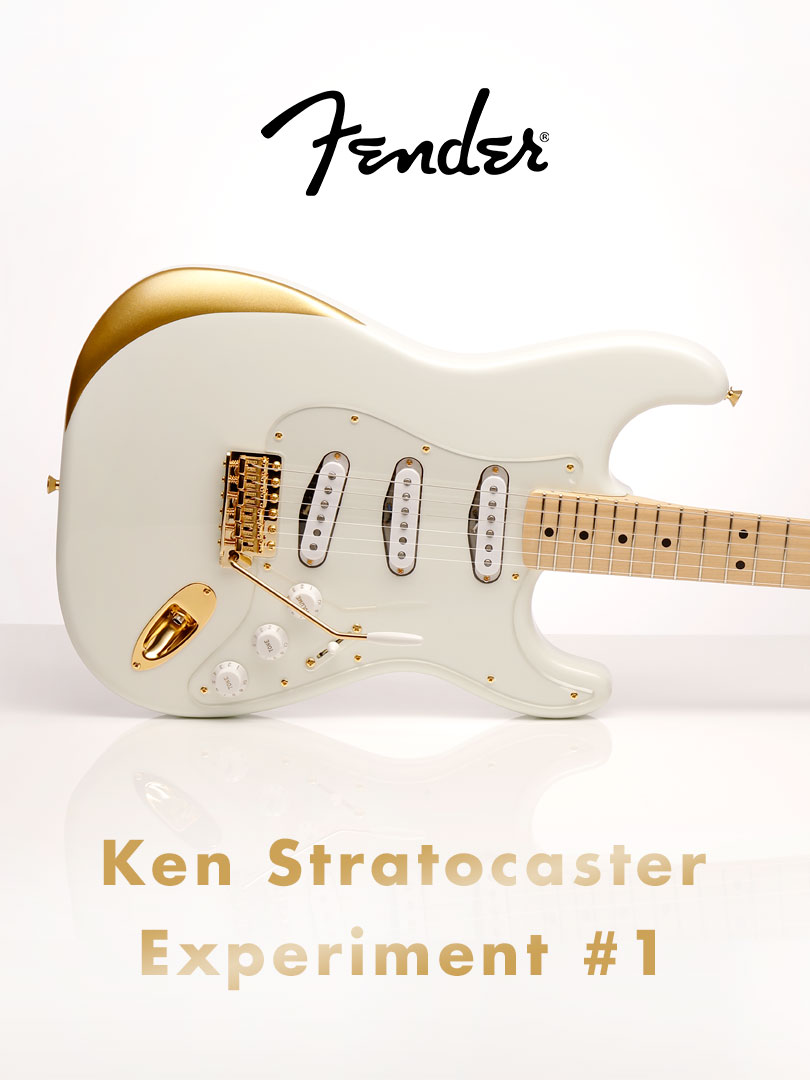 Ken（L’Arc〜en〜Ciel）日本製シグネイチャーモデル『Ken Stratocaster Experiment #1』