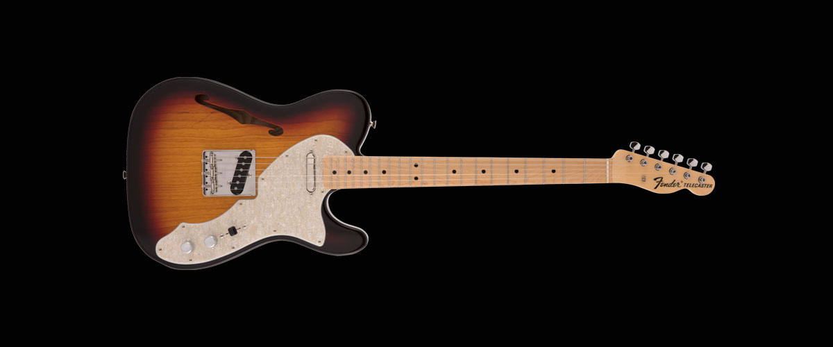 MADE IN JAPAN HERITAGE 60s TELECASTER Thinline  Maple Fingerboard 3-Color Sunburst