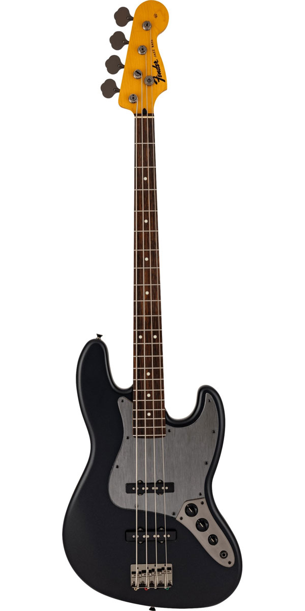 Made in Japan Hybrid II 2026 CollectionJazz Bass, Rosewood Fingerboard, Matte Phantom Black