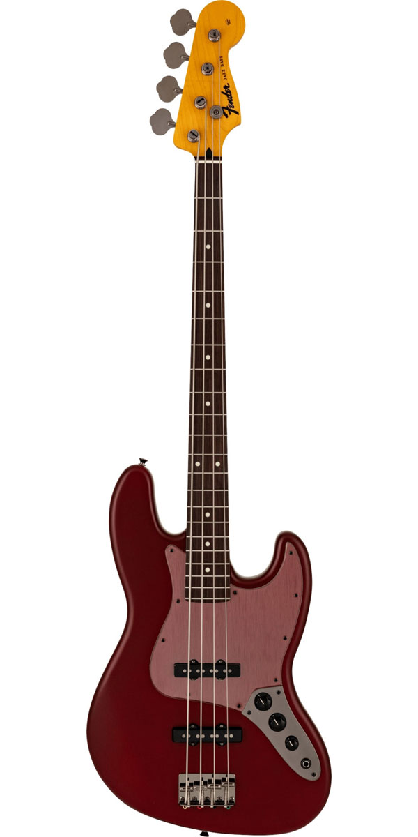 Made in Japan Hybrid II 2026 CollectionJazz Bass, Rosewood Fingerboard, Matte Inferno Red