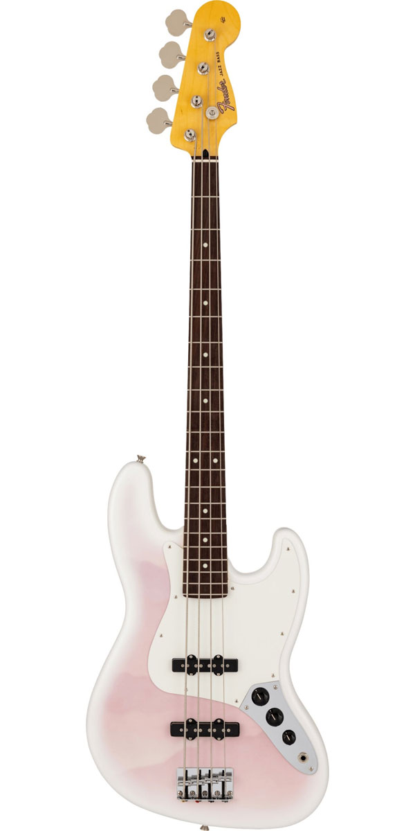 Made in Japan Hybrid II 2026 CollectionJazz Bass, Rosewood Fingerboard, Pink Mist
