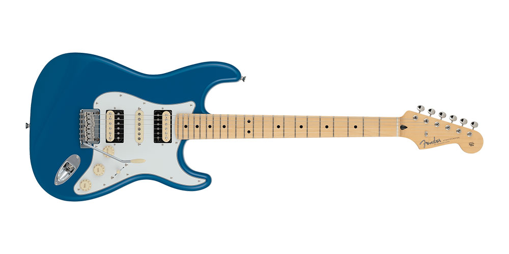 Made in Japan Hybrid II Stratocaster HSH, Maple Fingerboard, Forest Blue