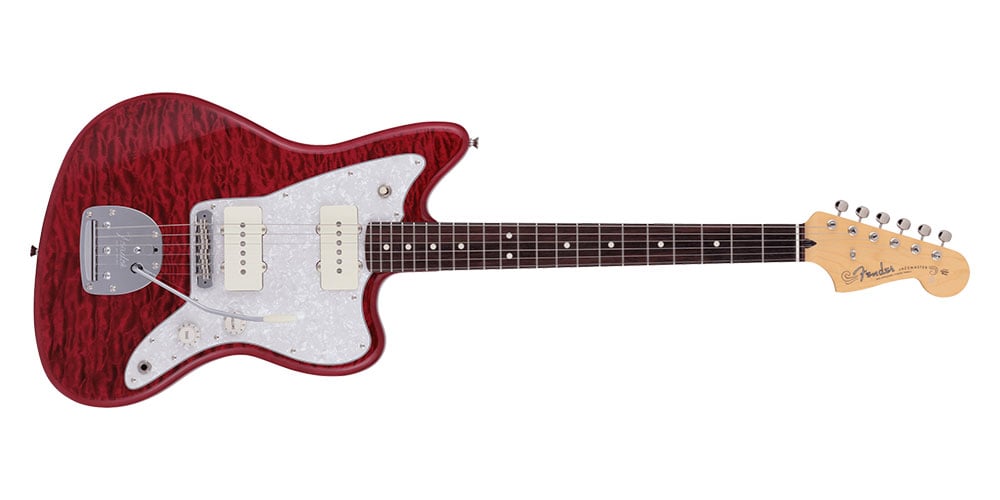 Made in Japan Hybrid II Jazzmaster QMT, Rosewood Fingerboard, Red Beryl