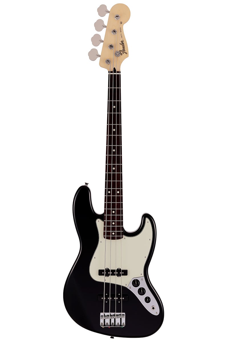 Made in Japan Junior Collection Jazz Bass, Rosewood Fingerboard, Black