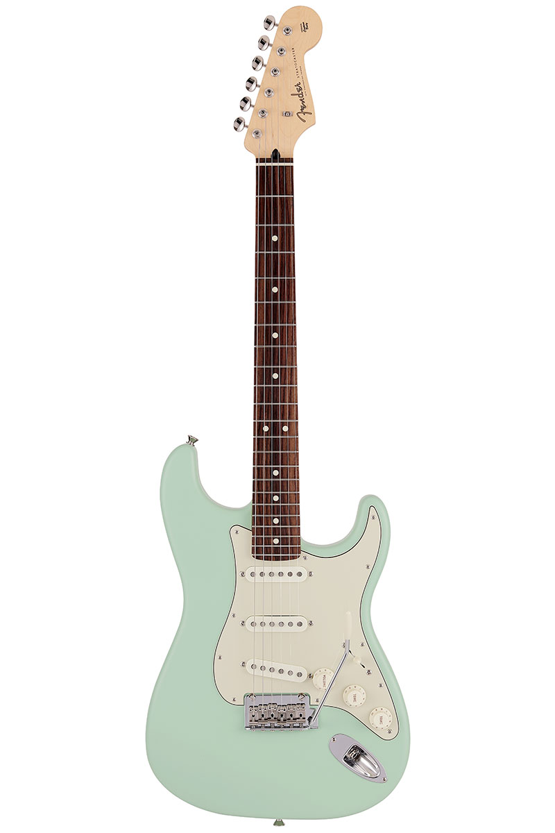 Made in Japan Junior Collection Stratocaster, Rosewood Fingerboard, Satin Surf Green