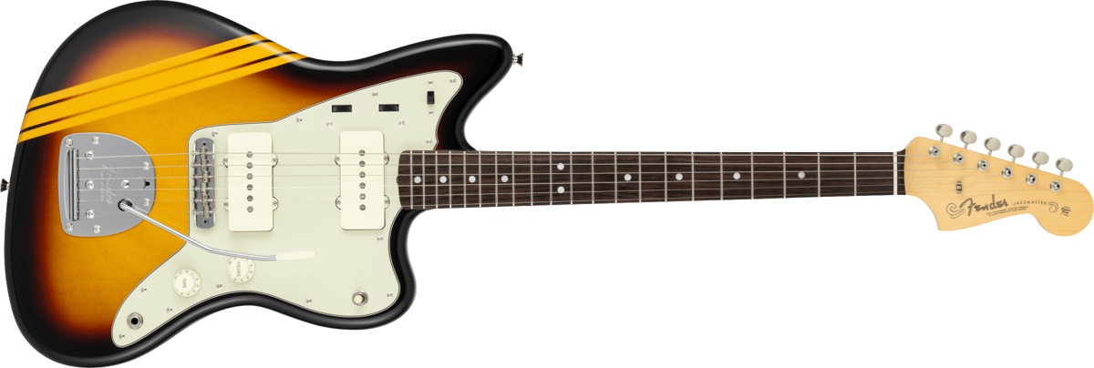 60s Jazzmaster Rosewood Fingerboard Competition 3-Color Sunburst / Aged Natural