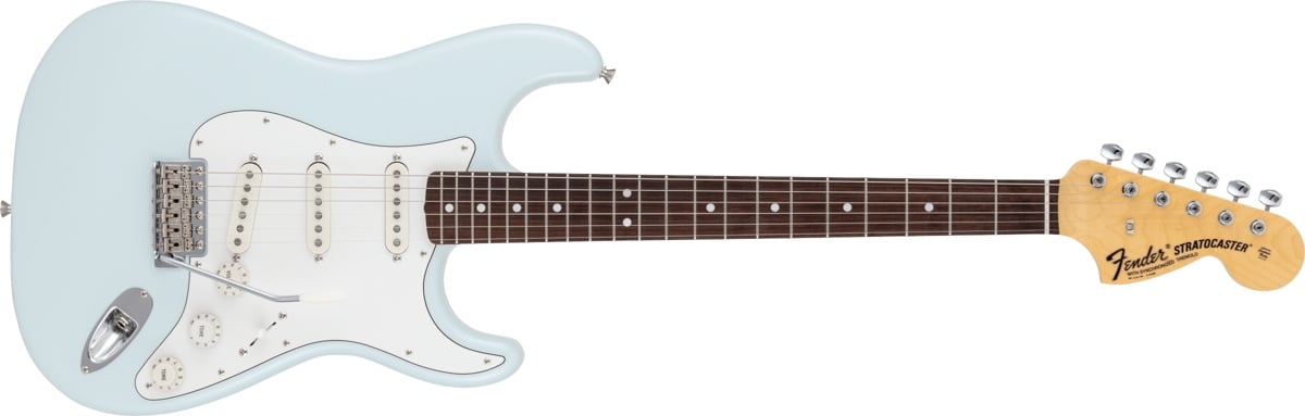 Late 60s Stratocaster Rosewood Fingerboard Sonic Blue