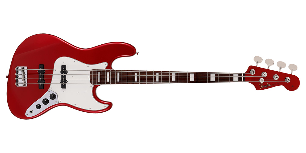 2021 Collection Late 60s Jazz Bass - Rosewood Fingerboard Candy Apple Red