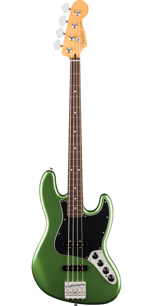 Player II Modified Active Jazz Bass, Rosewood Fingerboard, Harvest Green Metallic