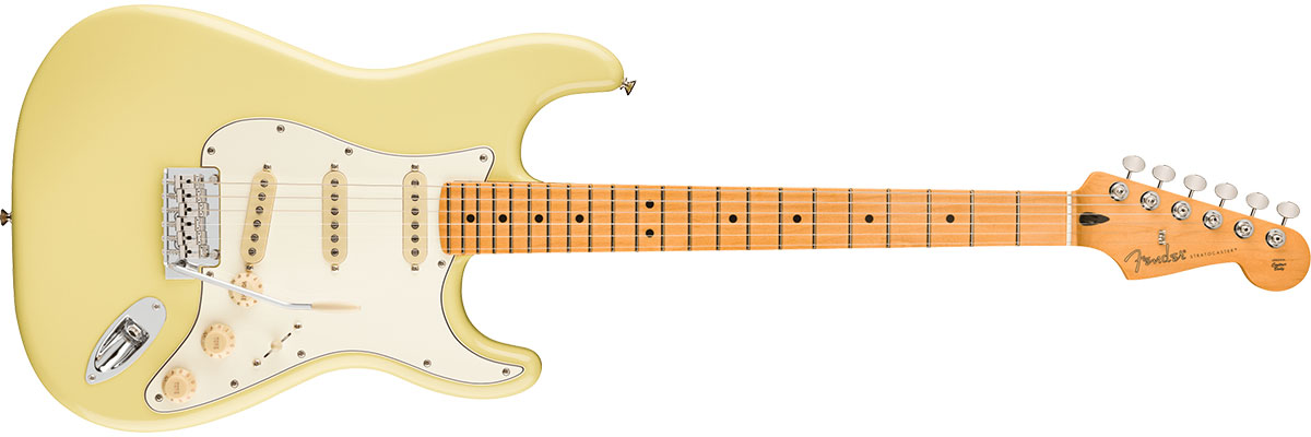 Player II Stratocaster, Alder Body, Maple Fingerboard, Hialeah Yellow