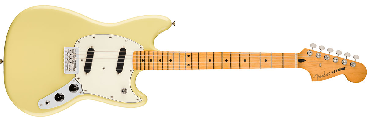 Player II Mustang, Alder Body, Maple Fingerboard, Hialeah Yellow