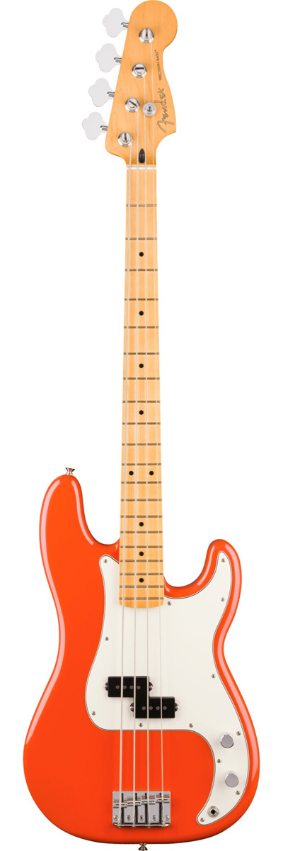 Player II Precision Bass, Alder Body, Maple Fingerboard, Rallye Orange