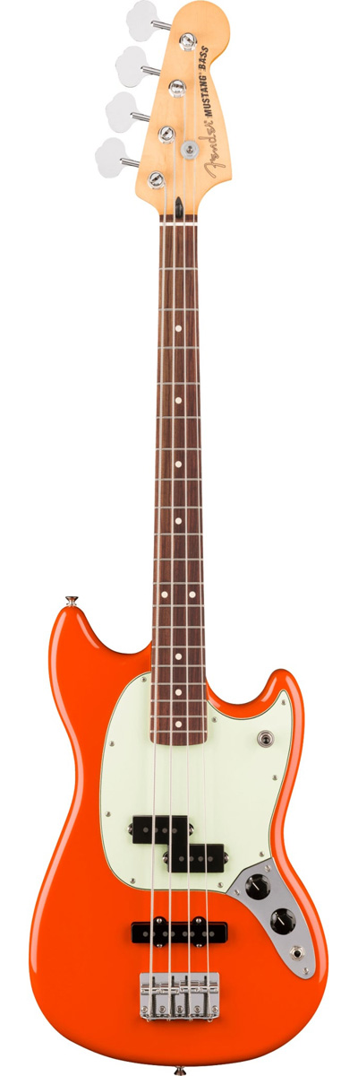 Player II Mustang Bass PJ, Alder Body, Rosewood Fingerboard, Rallye Orange
