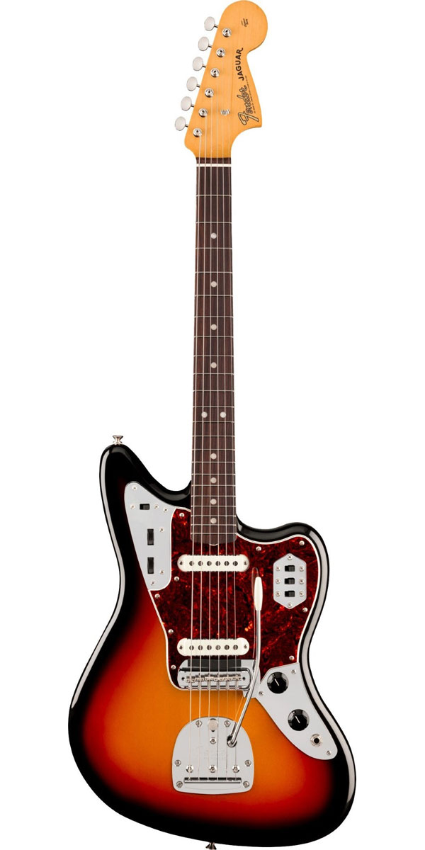 Vintera III, Mid '60s Jaguar, Rosewood Fingerboard, 3-Color Sunburst