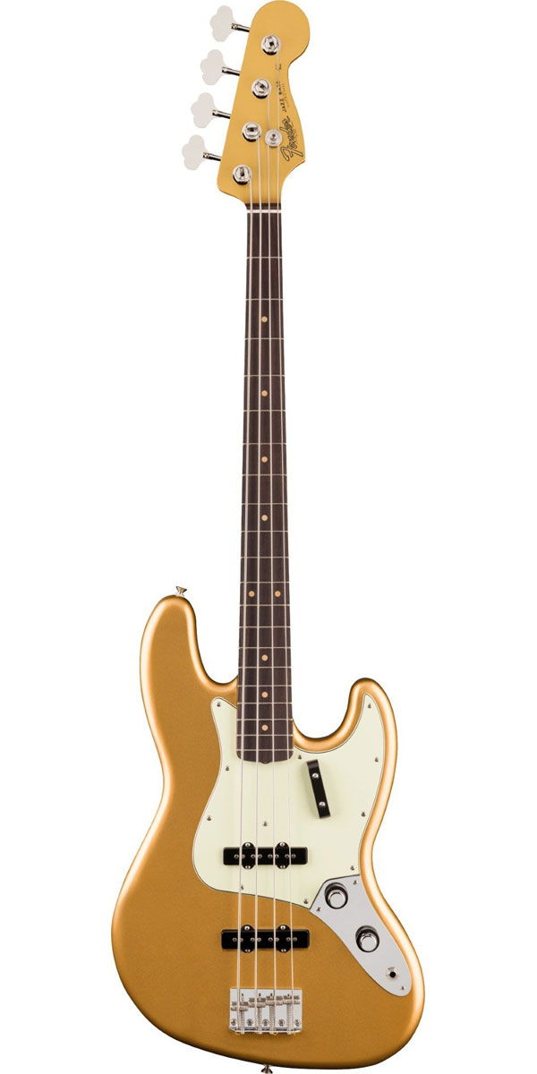 Vintera III, Early '60s Jazz Bass, Rosewood Fingerboard, Aztec Gold