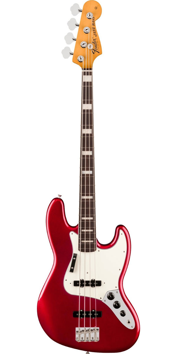 Vintera III, Early '70s Jazz Bass, Rosewood Fingerboard, Candy Apple Red