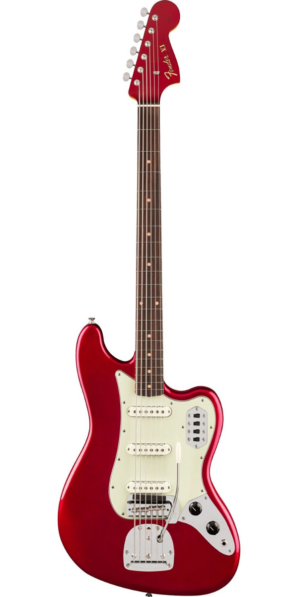 Vintera III, Early '60s Bass VI, Rosewood Fingerboard, Candy Apple Red