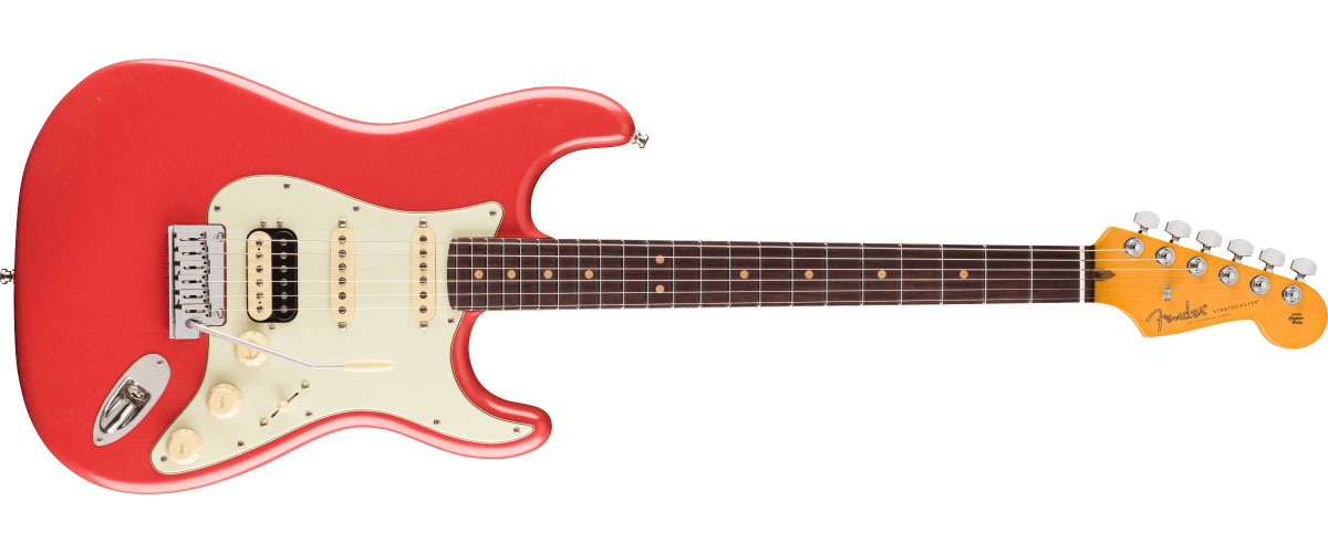 60s Stratocaster HSS Rosewood Fingerboard Fiesta Red