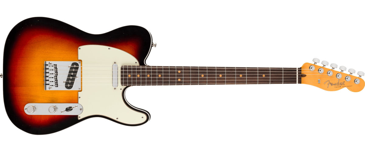 60s Custom Telecaster Rosewood Fingerboard 3-Color Sunburst