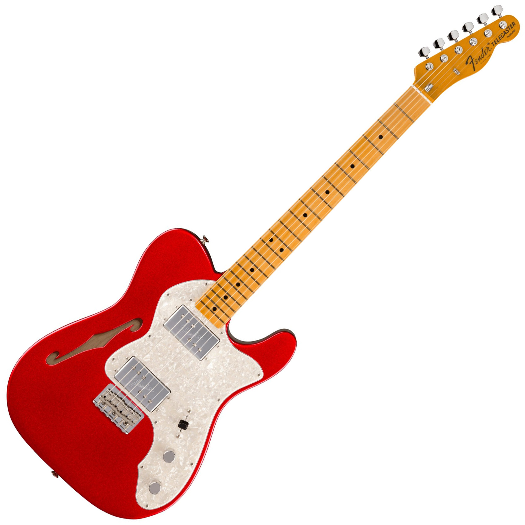 American Vintage II 1972 Telecaster Thinline, Maple Fingerboard, Candy Apple Red