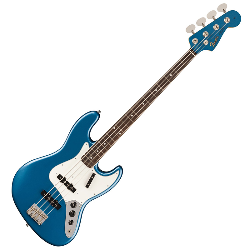 American Vintage II 1966 Jazz Bass, Rosewood Fingerboard, Lake Placid Blue