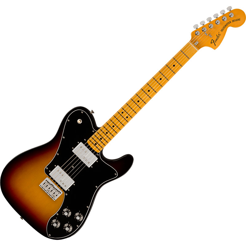 American Vintage II 1975 Telecaster Deluxe, Maple Fingerboard, 3-Color Sunburst