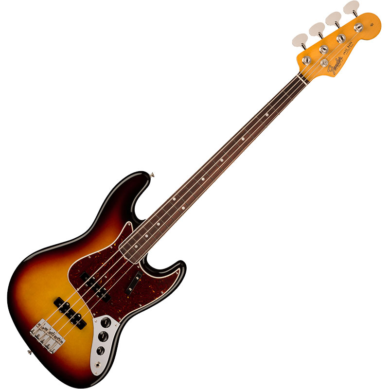American Vintage II 1966 Jazz Bass, Rosewood Fingerboard, 3-Color Sunburst