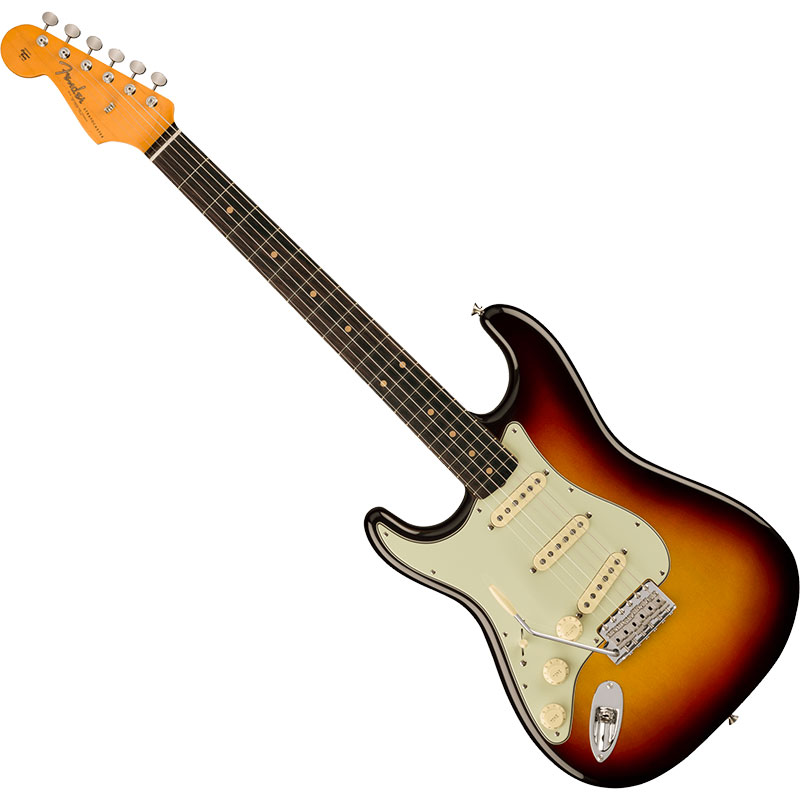 American Vintage II 1961 Stratocaster Left-Hand, Rosewood Fingerboard, 3-Color Sunburst