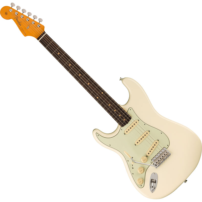 American Vintage II 1961 Stratocaster Left-Hand, Rosewood Fingerboard, Olympic White