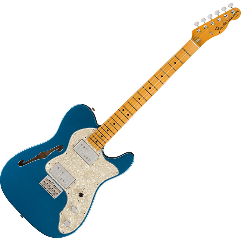 American Vintage II 1972 Telecaster Thinline, Maple Fingerboard, Lake Placid Blue