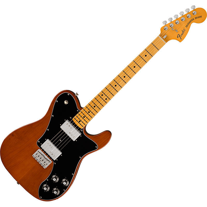 American Vintage II 1975 Telecaster Deluxe Left-Hand, Maple Fingerboard, Mocha