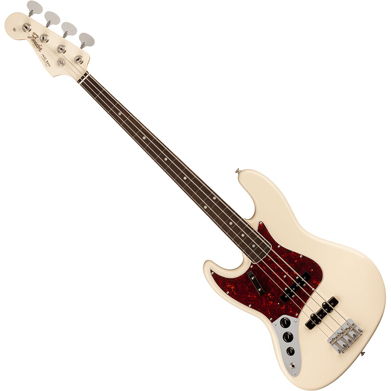 American Vintage II 1966 Jazz Bass Left-Hand, Rosewood Fingerboard, Olympic White