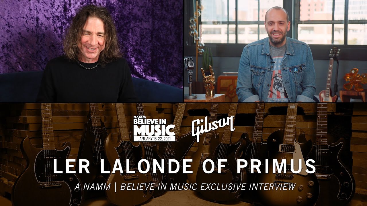 NAMM 2021: Gibson Welcomes Ler LaLonde of Primus