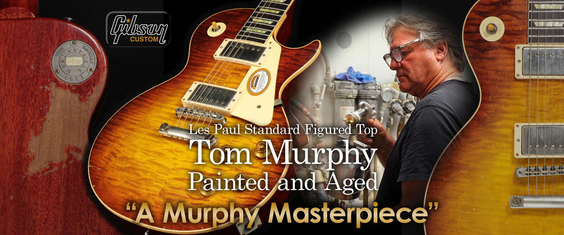 Gibson Custom Les Paul Standard Figured Top Tom Murphy Painted 