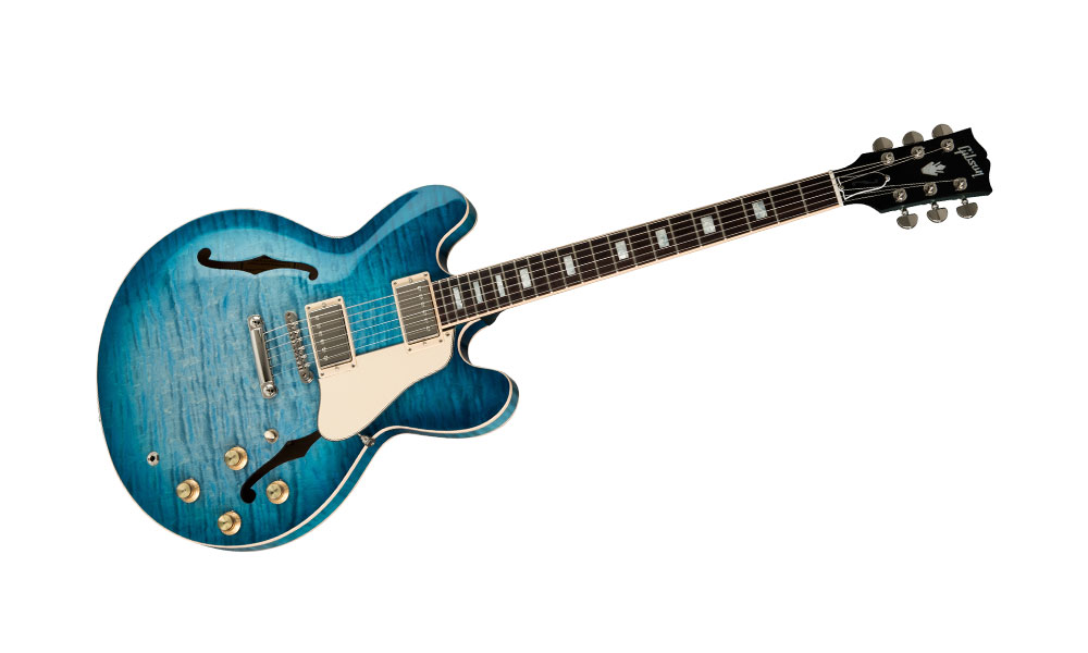  ES-335 Figured     Glacier Blue