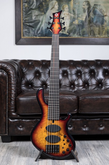 Frog Omega 6A Maple Burl 3 Tone Sunburst