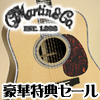  Martinアコースティックギター★超特価に特典プラス！