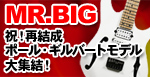 MR.BIG 祝！再結成　ポール・ギルバートモデル大集結！