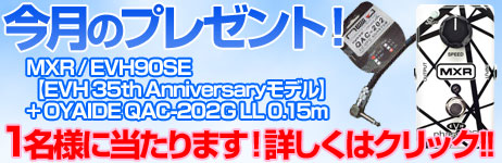 毎月厳選された楽器やアクセサリーが当たります！ 