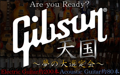 新宿店・心ゆくまでじっくり選定出来る夢の企画「ギブソン天国～夢の大選定会～」