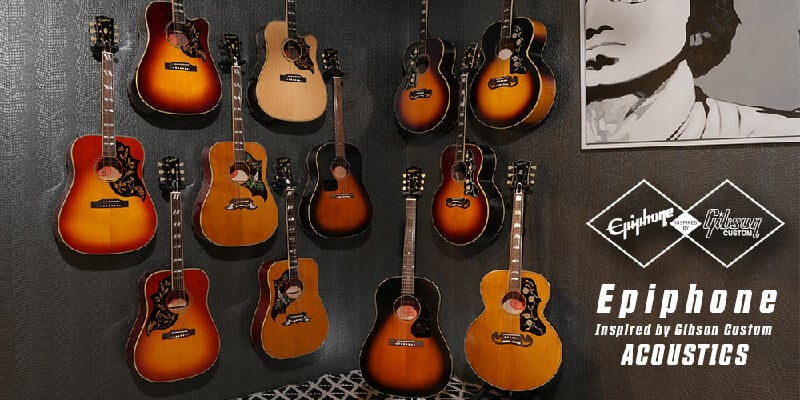 Epiphone Inspired by Gibson Custom Acoustics
